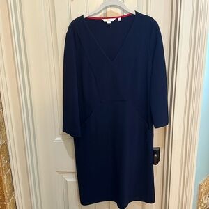 Boden navy dress US12